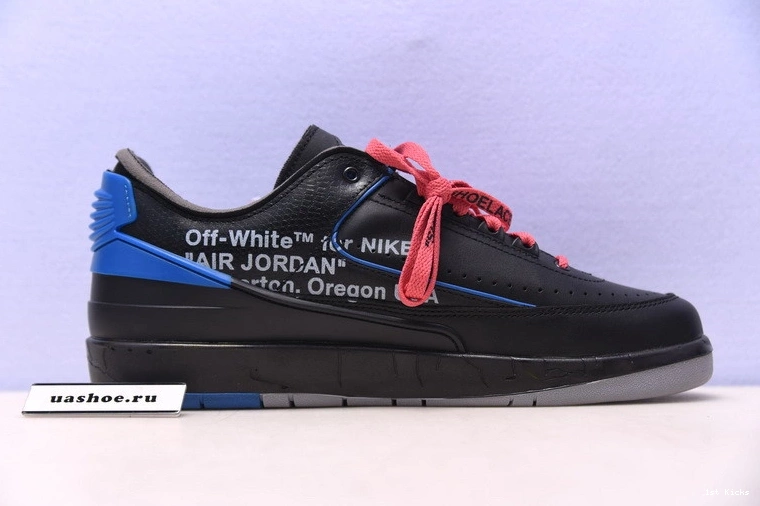 SP Jordan DJ4375-004 OWT Blue Black - Low 2 Retro 0116